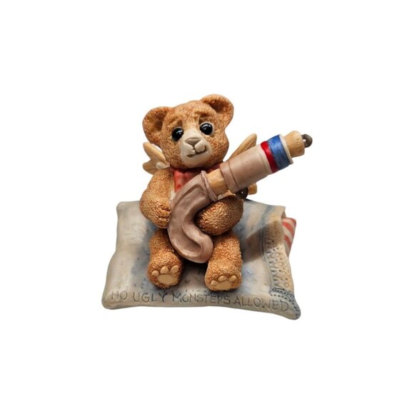 Whimsical World of Pocket Dragons No Ugly Monsters Allowed SIGNED Figurine 1989 - Picture 1 of 7